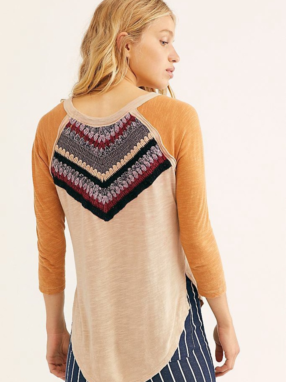 NWT We the Free Spring Bound Baseball Top